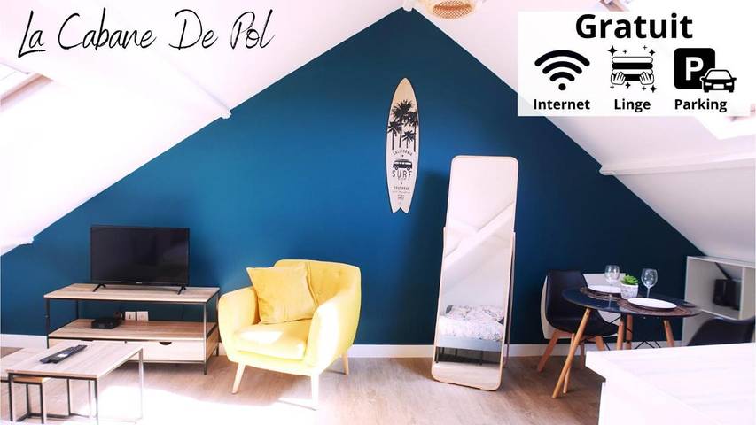 Appart’hôtel pour 2 personnes, avec Vue