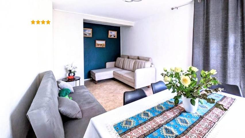 Apartamento de vacaciones para 7 personas, con jardín y vistas - 1