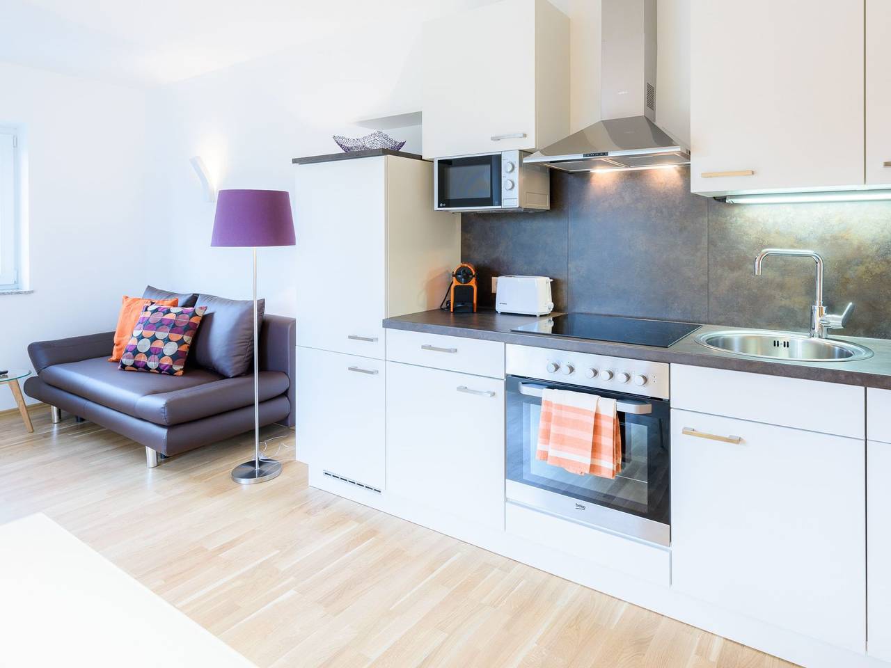 Ganze Wohnung, Stylisches Ferienappartment mit zwei Balkonen in Karawanken und Bachergebirge, Sankt Kanzian am Klopeiner See