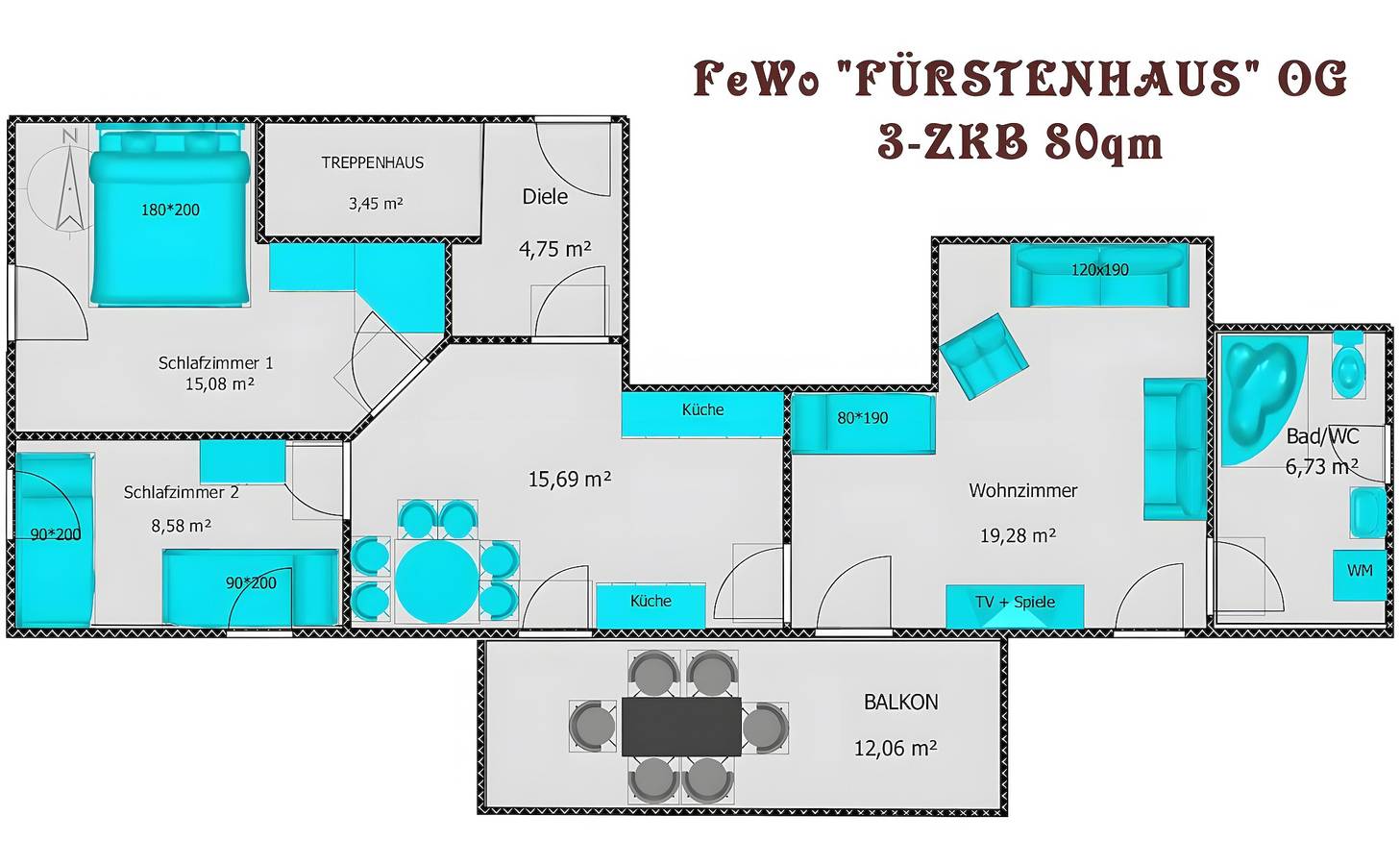 Ganze Wohnung, "fürstenhaus" og hofgeismar-zentrum! in Hofgeismar, Hessisches Bergland