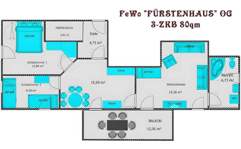 Ganze Wohnung, "fürstenhaus" og hofgeismar-zentrum! in Hofgeismar, Landkreis Kassel