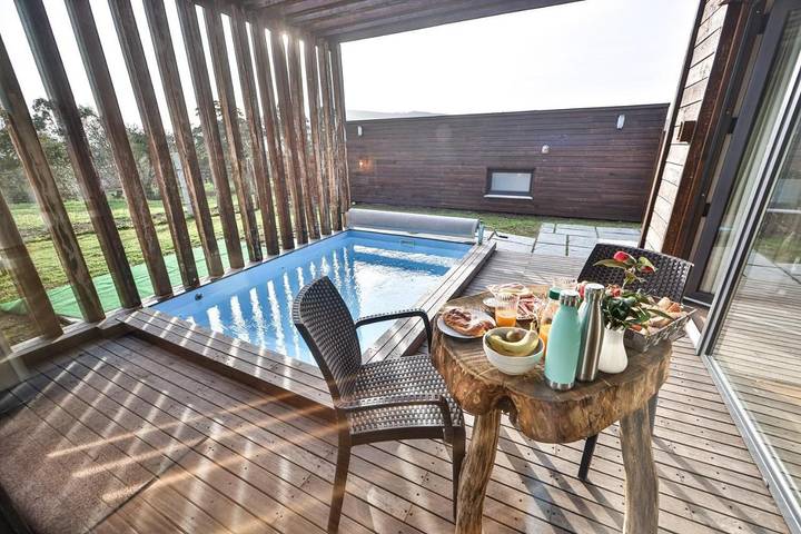 Chalet para 4 personas, con Terraza y Jacuzzi además de Jardín y Piscina en Costa da Morte - 2