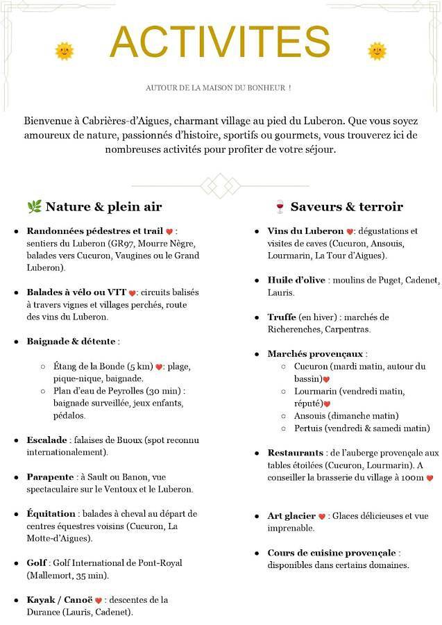 Location de vacances pour 4 personnes, avec terrasse et vue à Cabrières-d'Aigues - 4