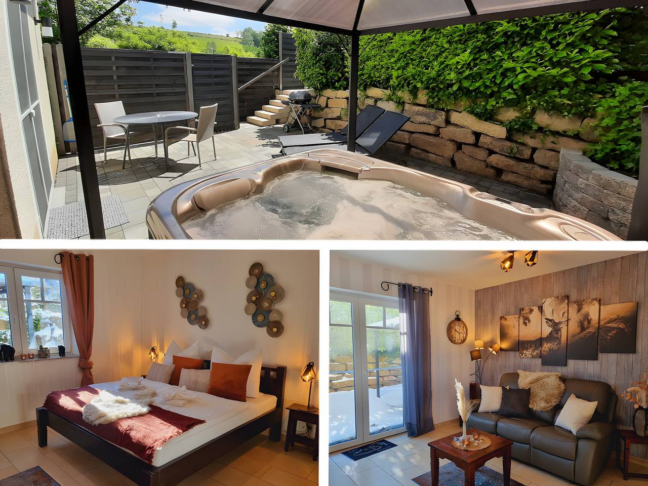 Appartement entier, Eifel Dream Kleinenims avec jacuzzi extérieur privé et sauna in Burbach, Arrondissement d'Eifel-Bitburg-Prüm