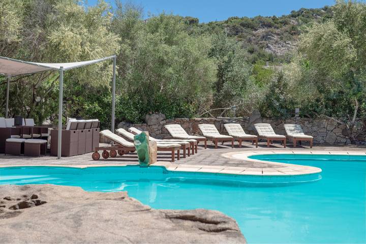Maison de vacances pour 4 personnes, avec Jardin et Bassin pour enfant dans Olbia