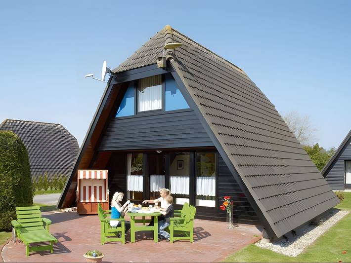 Ferienpark für 4 Personen, mit Terrasse und Garten sowie Sauna