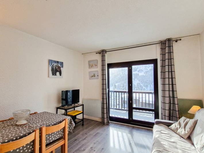Chalet pour 4 personnes, avec balcon dans Flaine