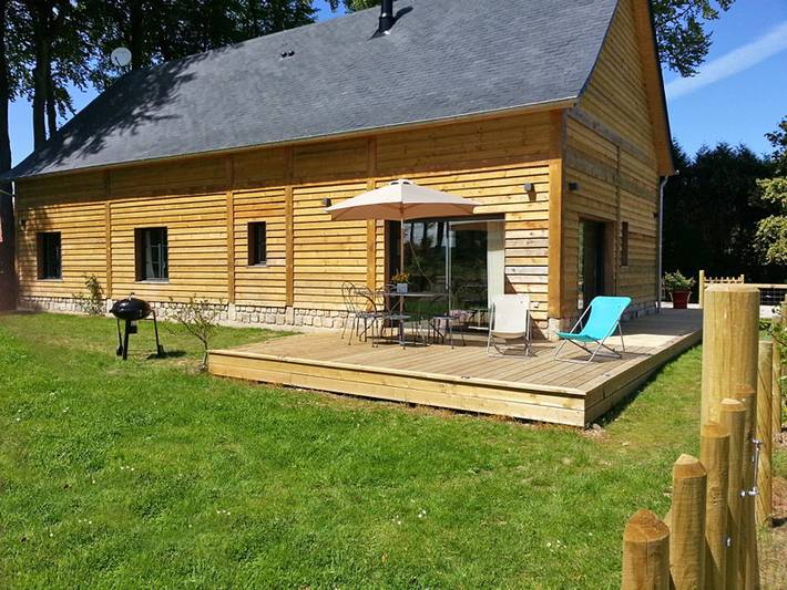 Gîte pour 8 personnes, avec terrasse et jardin à Houdetot