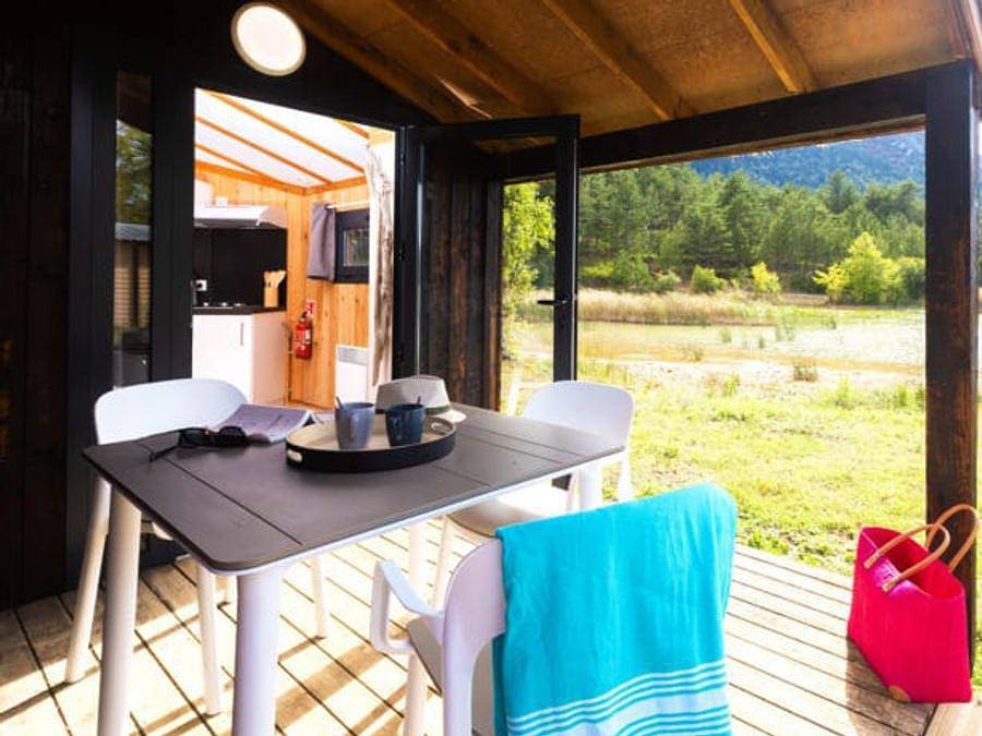 Flower Camping Innature  - Chalet 2 personas - La cabaña del pecador in Arques (Aude), Parque Natural Regional Corbières-Fenouillèdes