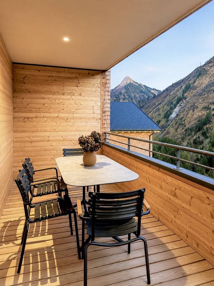 Ferienwohnung für 8 Personen, mit Balkon und Terrasse in Damüls - 4