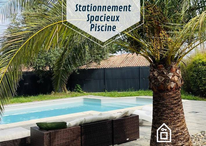 Maison de vacances pour 6 personnes, avec jardin et piscine