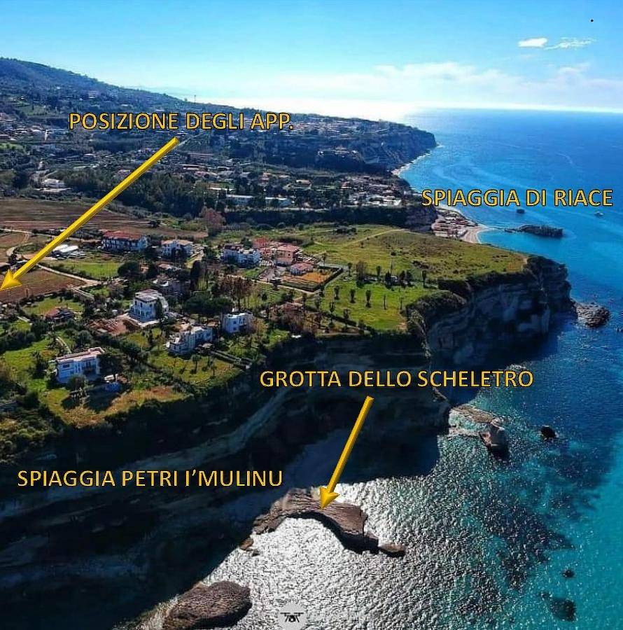 Cały apartament, Apartment with Sea View in Tropea, Prowincja Vibo Valentia