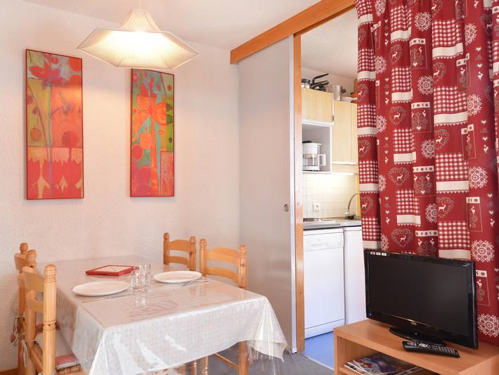 Gîte pour 4 personnes, avec balcon dans Plagne Bellecote