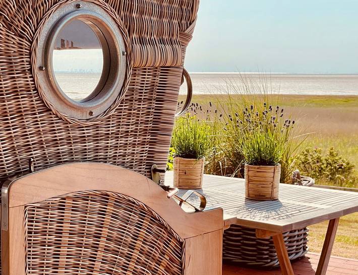 Ferienwohnung für 4 Personen, mit Terrasse und Sauna sowie Ausblick in Rantum - 2