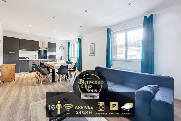 Appartement de vacances pour 16 personnes, animaux acceptés