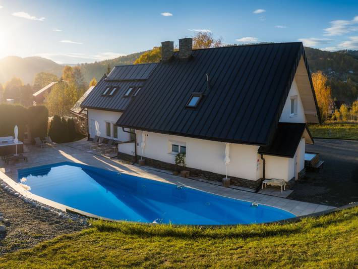 Dom dla 9 osób, z ogród, zwierzęta dozwolone w Beskidy