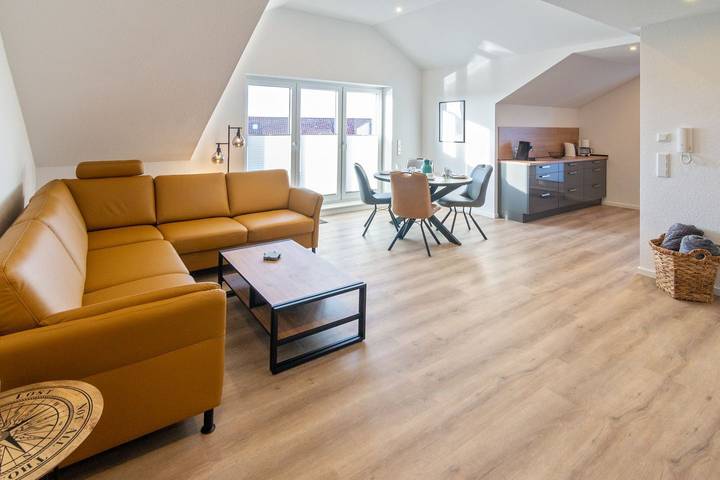 Ferienwohnung für 4 Personen, mit Balkon und Garten in Norddeich