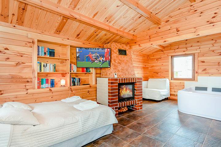 Ferienhaus für 2 Personen, mit Garten und Whirlpool sowie Terrasse und Sauna in Polen - 4