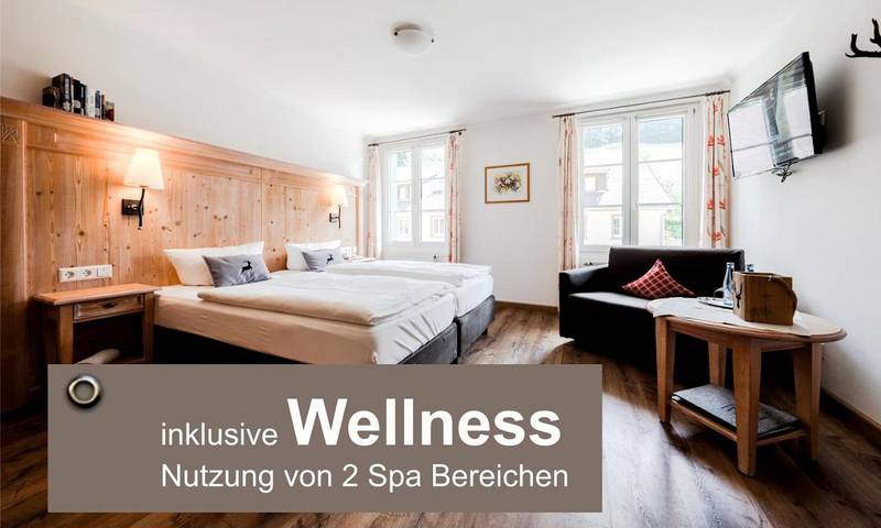 Hôtel pour 4 personnes, avec sauna ainsi que jardin et vue, animaux acceptés