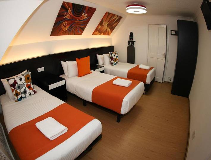 Hôtel pour 3 personnes, avec Terrasse et Jardin