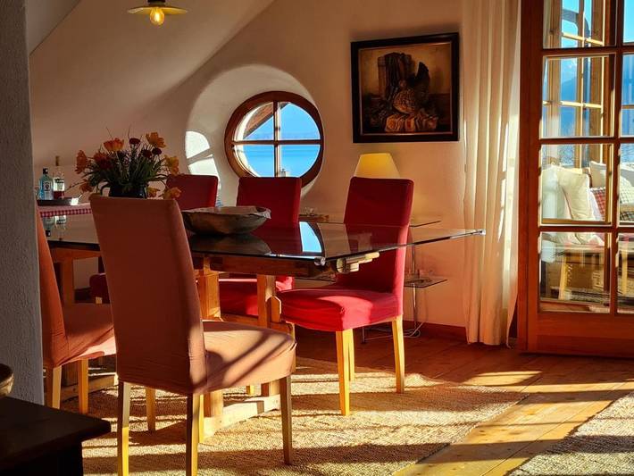 Ferienwohnung für 2 Personen, mit Terrasse und Garten sowie Ausblick in St. Gilgen - 4