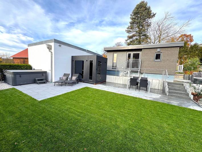 Ferienhaus für 3 Personen, mit Garten und Sauna sowie Whirlpool in Bayerischer Jura