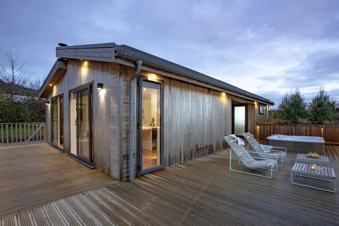 Lodge für 2 Personen mit Whirlpool in Cheddar, Somerset