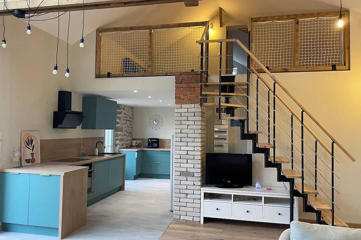 Maison de vacances pour 9 personnes, avec Jardin