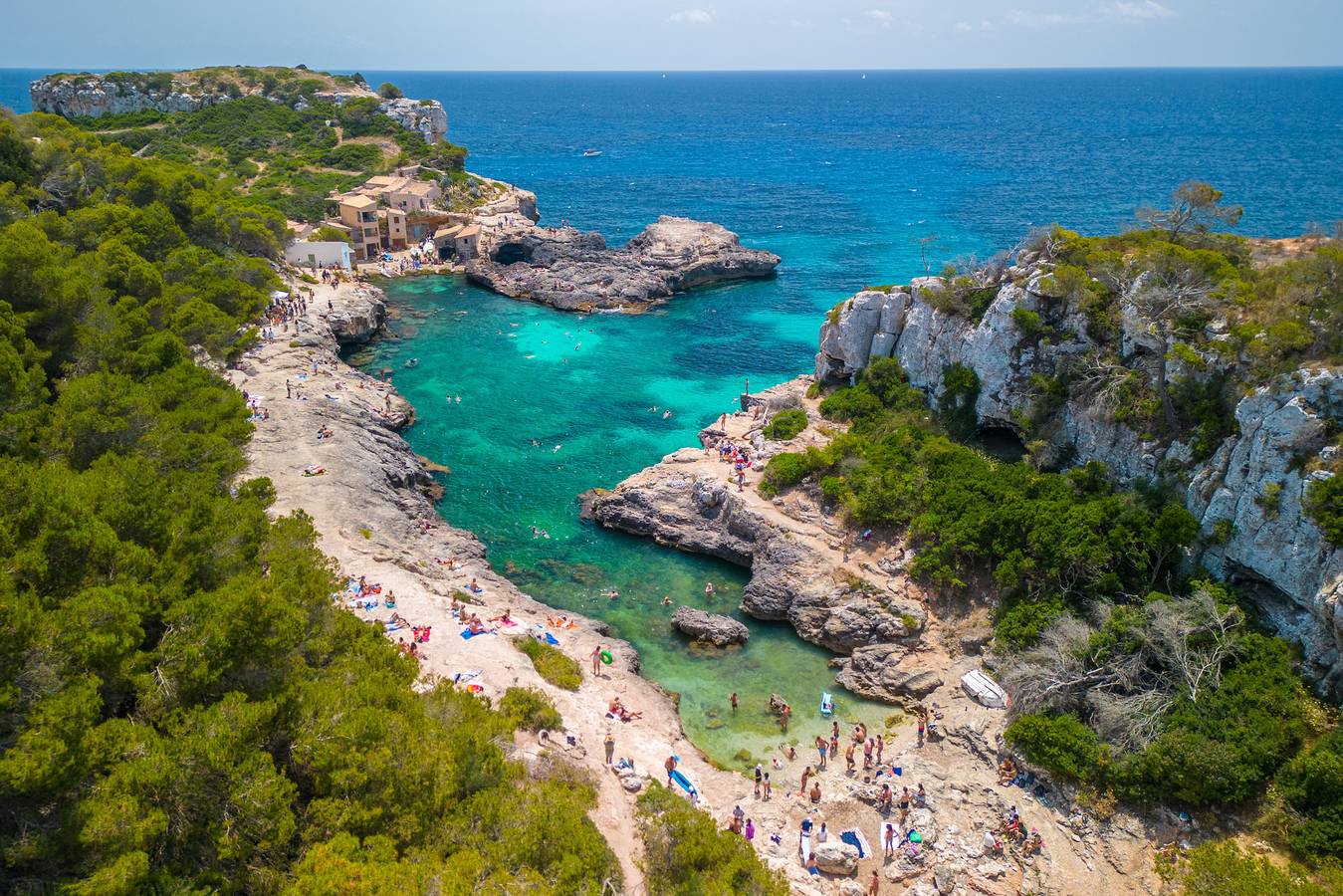 Ses Sevines Etv/1786 für 5 nur 40 m vom Meer entfernt in Cala s'Almonia, Santanyí