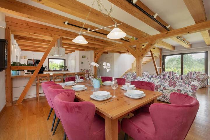 Villa für 15 Personen, mit Garten und Ausblick sowie Sauna und Pool, mit Haustier in Polen - 3