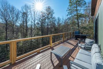 Vacation Rental for 8 Guests in Pisgah Forest, Blue Ridge Mountains, Picture 4