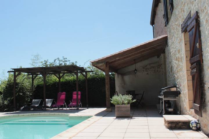 Gîte pour 6 personnes, avec Piscine à Saint-André-d'Allas - 4