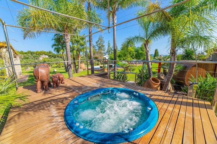 Finca mit Whirlpool für 8 Personen, mit Sauna und Garten sowie Whirlpool, mit Haustier in Alcúdia - 4