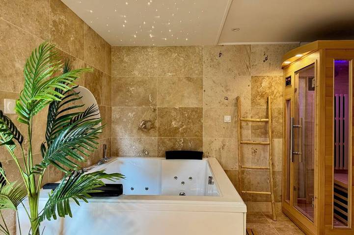 Appartement de vacances pour 2 personnes, avec sauna et jacuzzi, animaux acceptés à Quimper