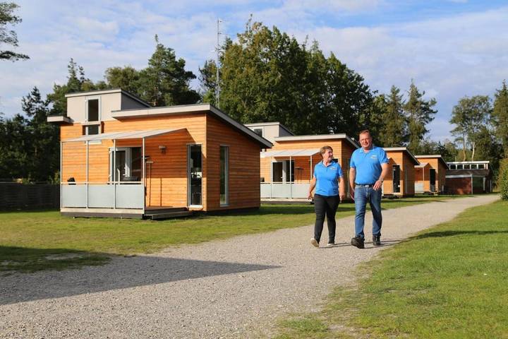 Camping für 4 Personen, mit Terrasse und Garten in Nordjütland