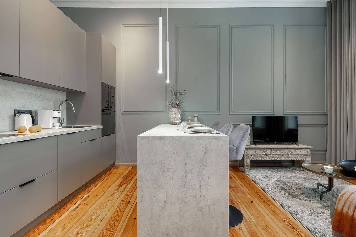 Entire apartment, Charming Apartment Near Attractions | Washer-Dryer in Poznan, Greater Poland