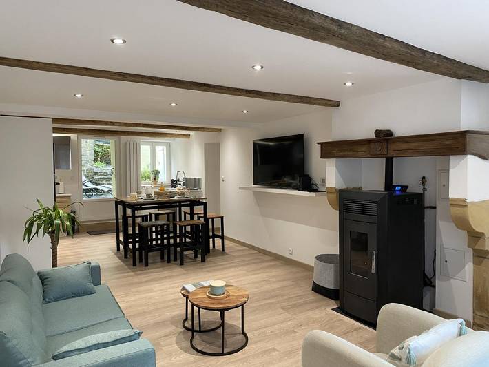 Gîte pour 6 personnes, avec jacuzzi et terrasse, animaux acceptés à Haulmé - 3