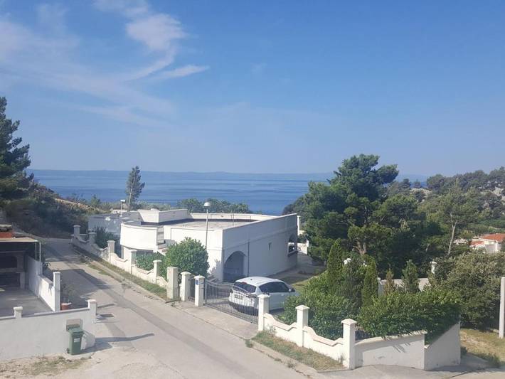 Ferienwohnung für 4 Personen, mit Terrasse und Garten sowie Ausblick
