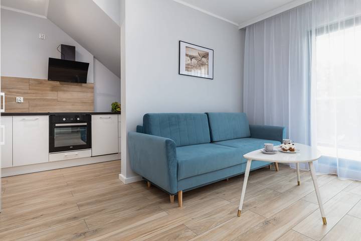 Ferienwohnung für 4 Personen, mit Garten und Whirlpool sowie Sauna, mit Haustier