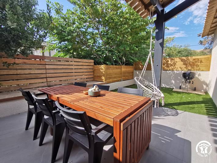 Gîte pour 6 personnes, avec jardin