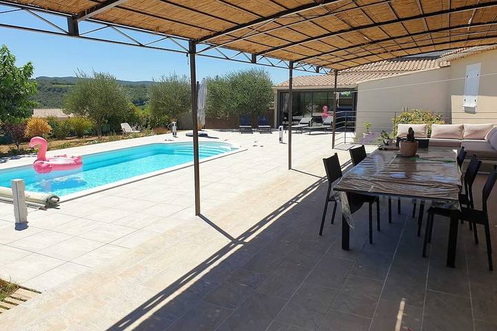Location de vacances pour 6 personnes, avec Jardin à Saint-Michel-d'Euzet