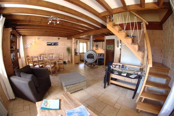 Chalet pour 6 personnes, avec jardin