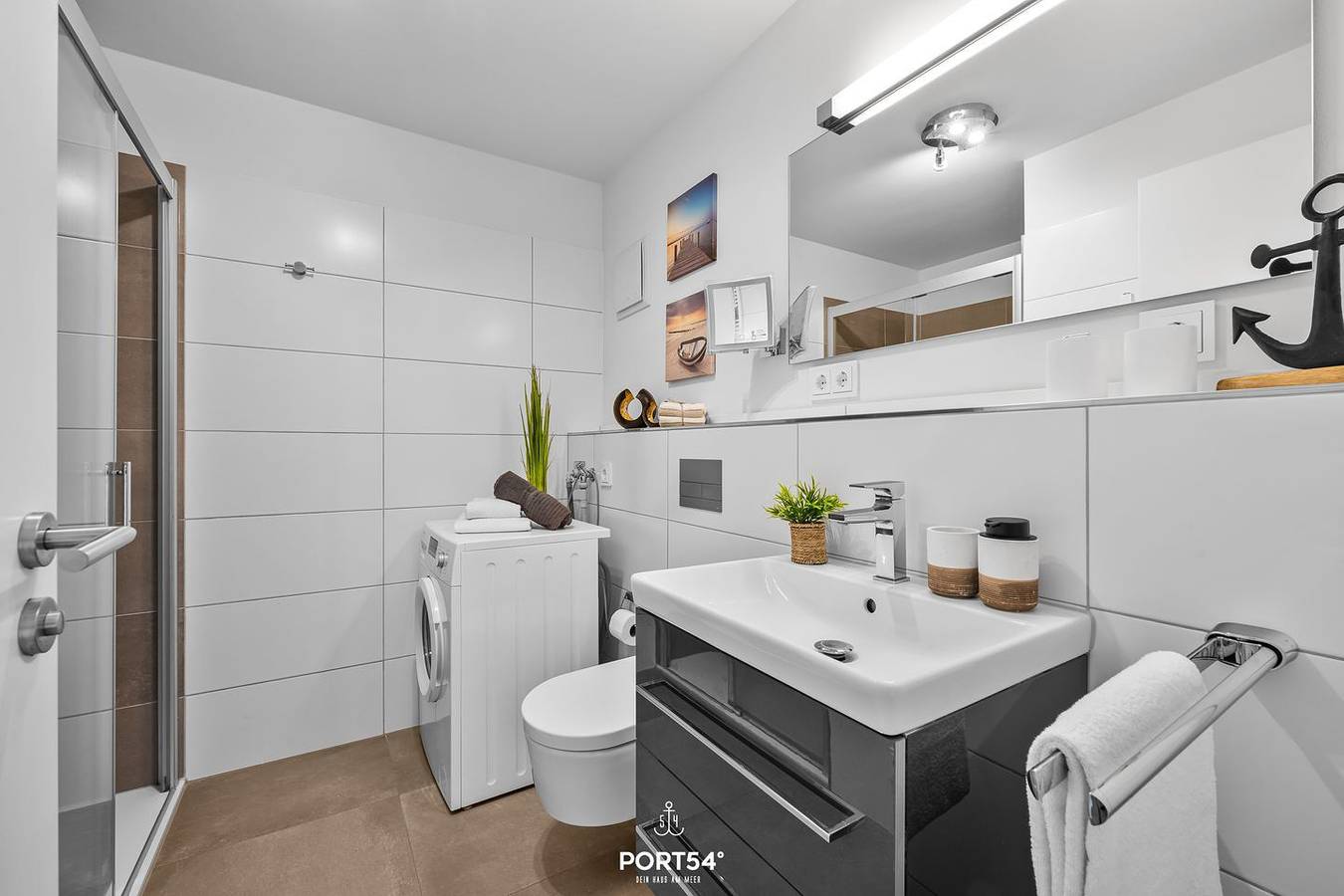 Ganze Wohnung, Enjoy - Stellplatz, Balkon, Grill, Waschmaschine, 1. Reihe am Wasser, Hafenblick in Olpenitz, Kappeln