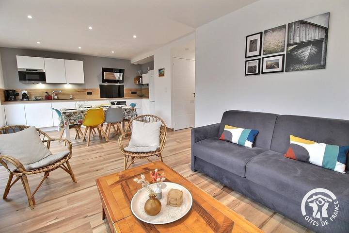 Gîte für 6 Personen, mit Garten