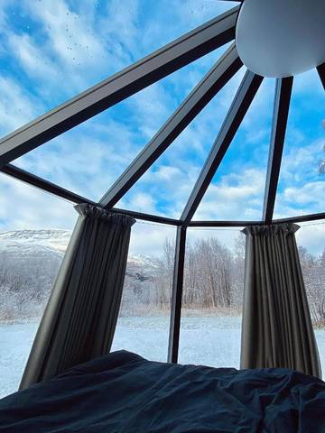 Lodge für 2 Personen, mit Garten und Whirlpool sowie Sauna in Troms
