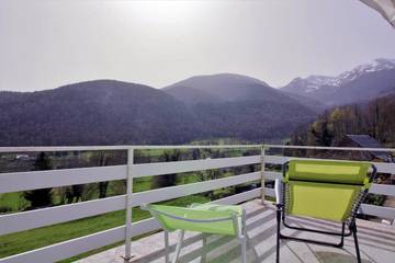 Gîte pour 2 personnes, avec balcon/terrasse et terrasse dans les Hautes-Pyrénées