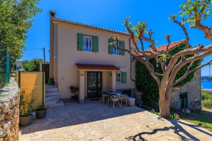 Ferienhaus mit Meerblick für 5 Personen, mit Garten in Barbat na Rabu - 3