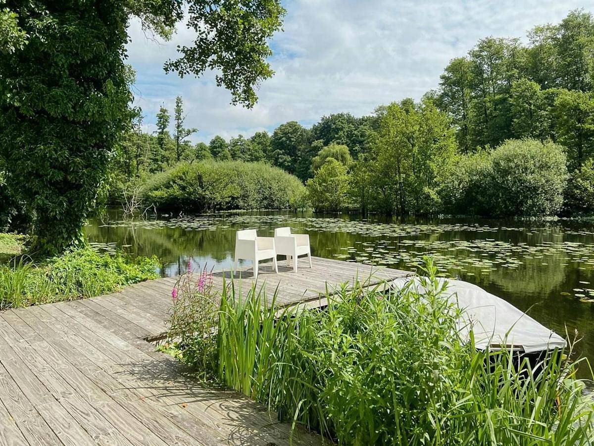 Lake House With Private Dock At Nature Reserve in Krefeld, Niederrhein