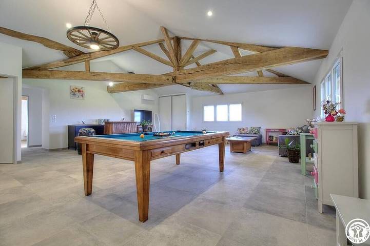 Maison de vacances pour 14 personnes, avec jardin