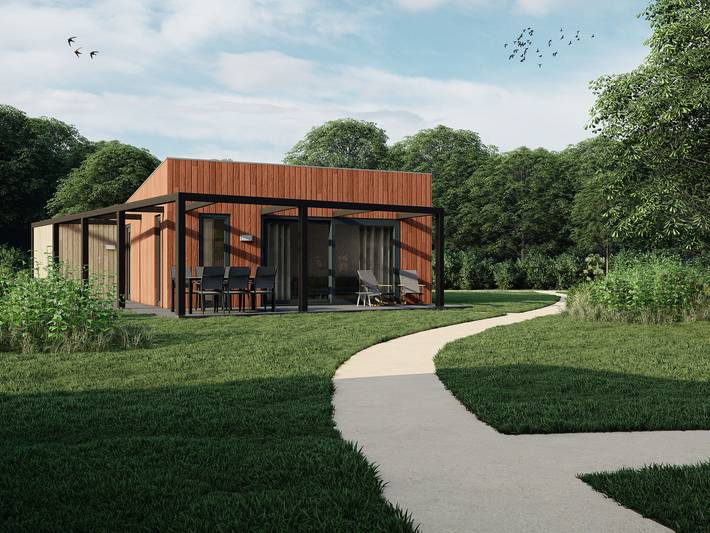 Ferienhaus für 6 Personen, mit Terrasse und Garten sowie Pool in Arcen